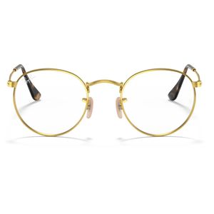ÓCULOS DE GRAU RAY-BAN ROUND METAL 3447V 2500