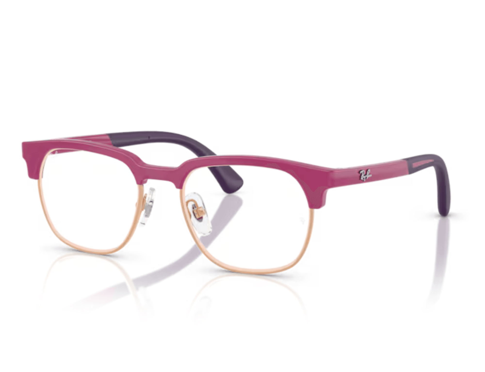 Fucsia sobre rose ouro