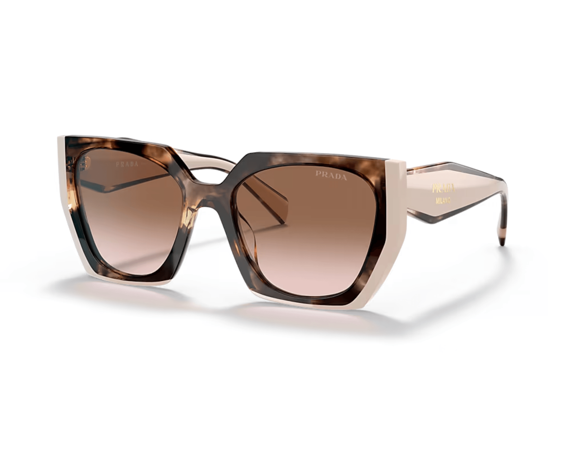 PRADA ベージュ オープントゥ ウェッジヒール 36.5 Óculos de Sol Prada 15WS 01R0A6 54